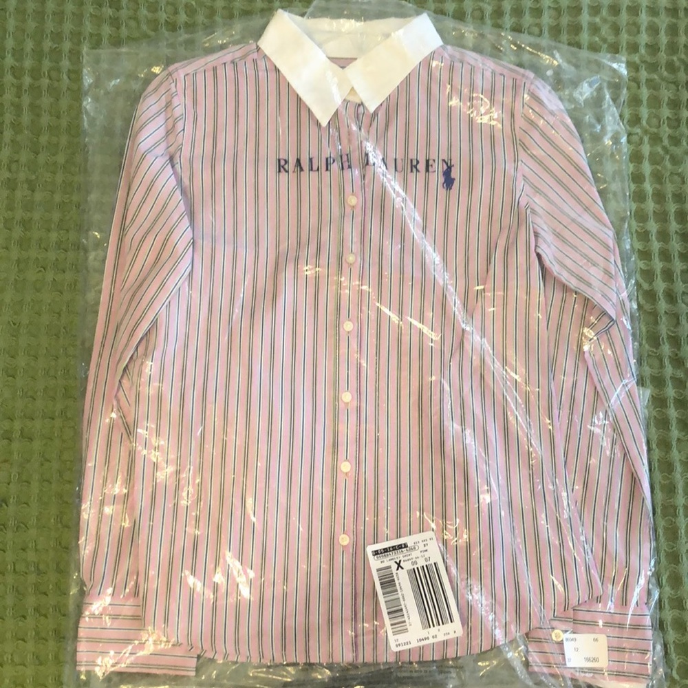 Brand New Big Girl’s Ralph Lauren Langley Shirt